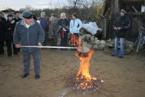 Kemenceavató és kenyérsütés a mándoki vendégházban