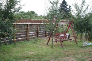 A Faluvégi Vendégház udvara (Mándok)