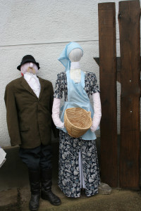 A Faluvégi Vendégház udvara (Mándok)